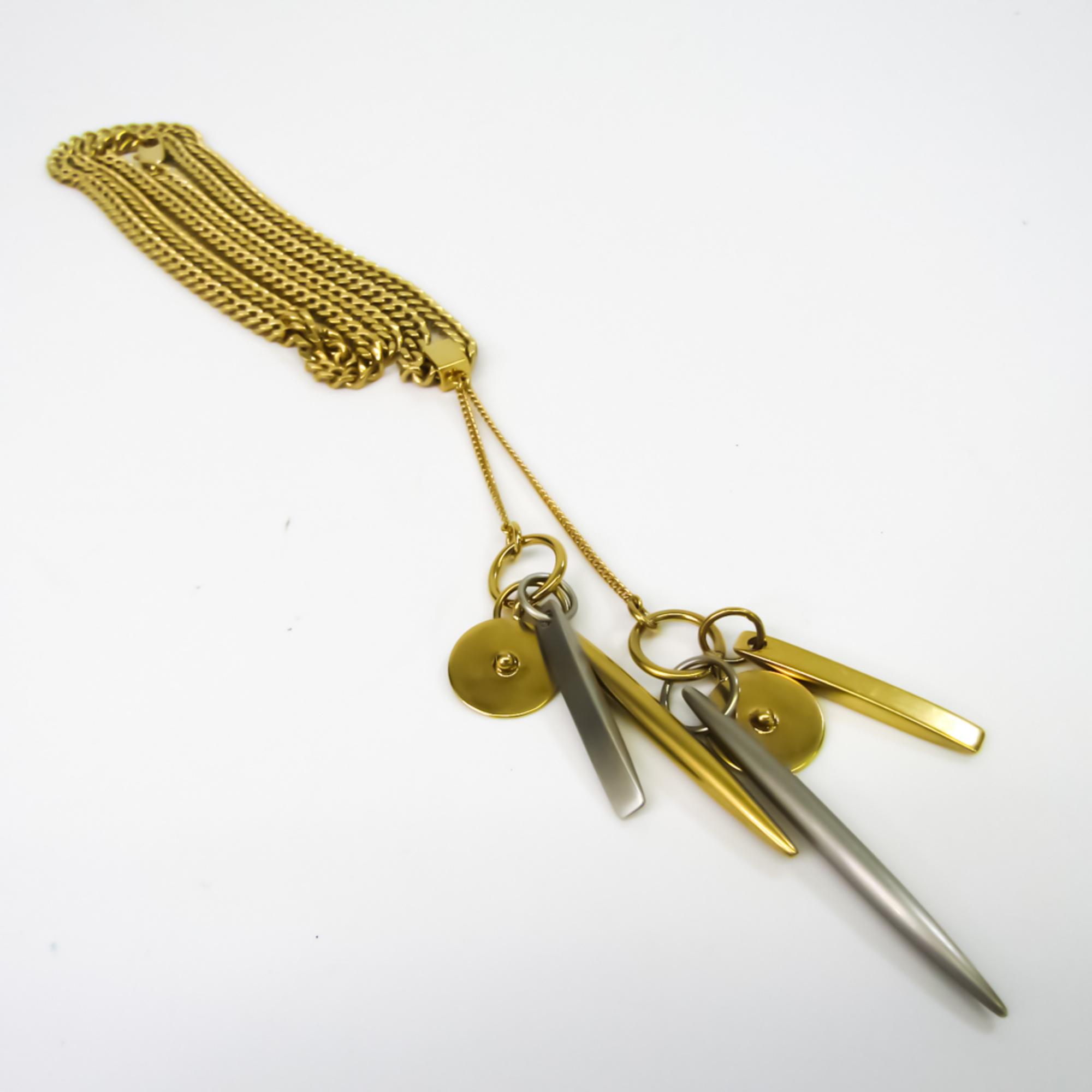 Chloe Metal Unisex Pendant [Gold]